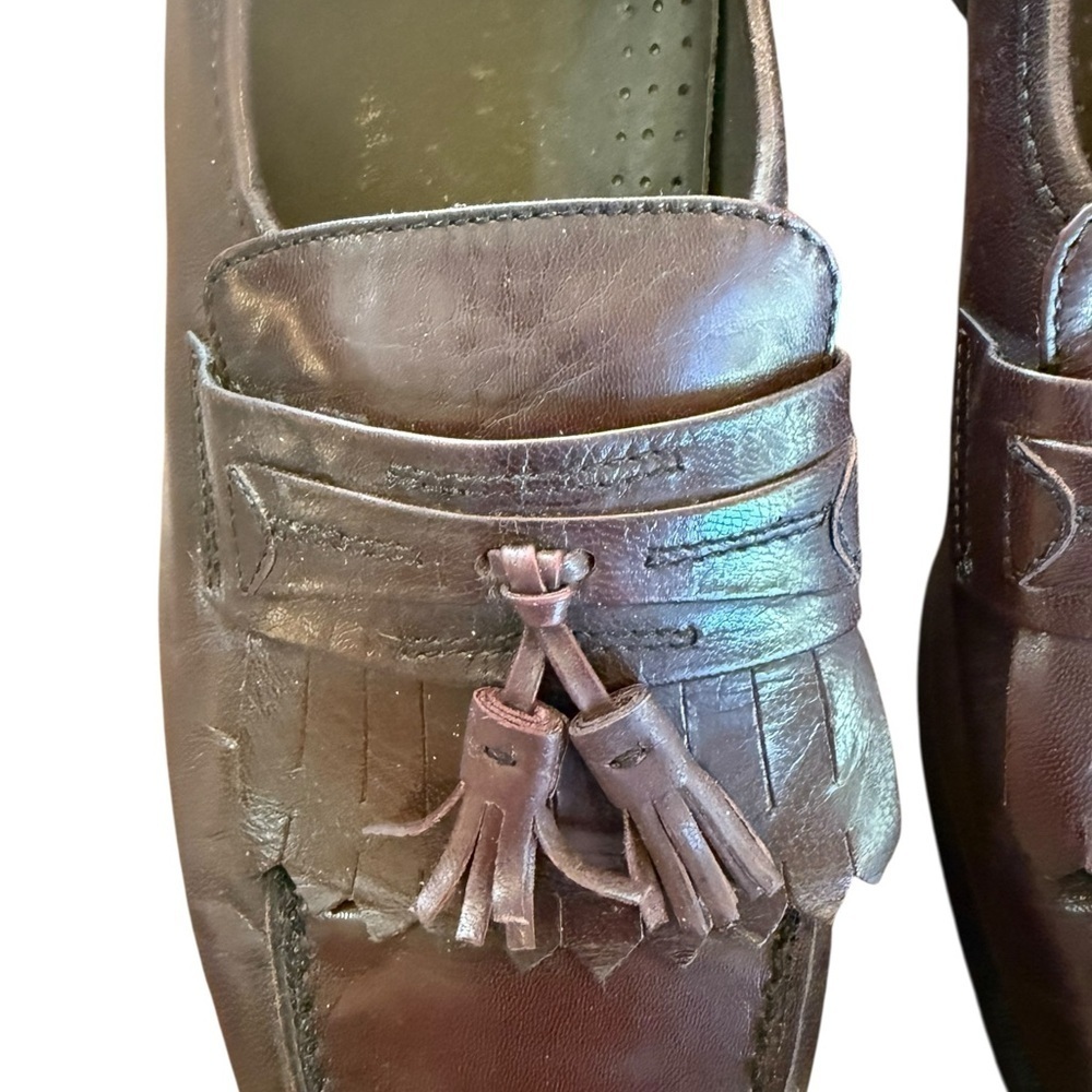 Nunn Bush Men's Dark Brown Tassel Loafers EUC Size 11M - Picture 2 of 8